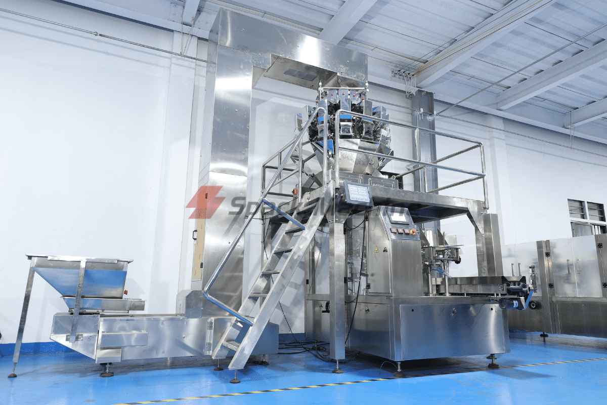 premade pouch packaging machines with weigher - spackmachine